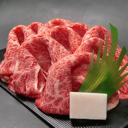 [かどや牧場][神奈川県産] 足柄牛上肩ロースすき焼き用 500g