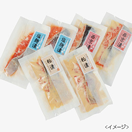 阿武隈川メイプルサーモンこだわり漬け魚セット
