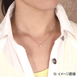 [KIKUYA] （0.10ct）ダイヤプチネックレス