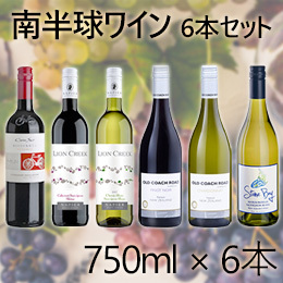【酒】おすすめ　南半球ワインセット６本