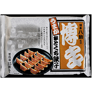 ◆「一風堂」＆「博多八助」監修　ひとくち餃子セット（2種計8袋）