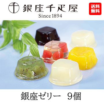 [銀座千疋屋] 銀座ゼリー　9個