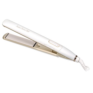 【小泉成器】マイナスイオンストレートアイロン　KHS-8720/W