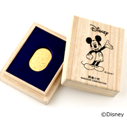 ディズニー・ミッキー純金小判 10ｇ