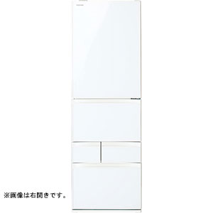 冷凍冷蔵庫　GR-T41GXHL(EW)(グランホワイト)　定格内容積411L　5ドア(左開き) 