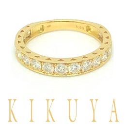 [KIKUYA] K18ダイヤ（計1.00ｃｔ）デザインリング