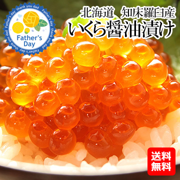 [父の日ギフト]北海道　知床羅臼産 いくら醤油漬け