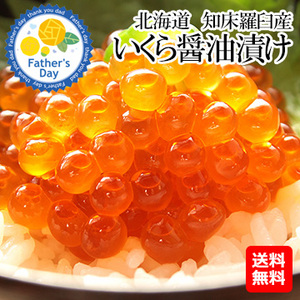 [父の日ギフト]北海道　知床羅臼産 いくら醤油漬け