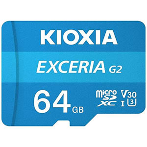 EXCERIA microSDXC UHS-Iメモリカード　KMU-B064G