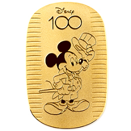 Disney 100 Years of Wonder 純金小判30グラム　ミッキー