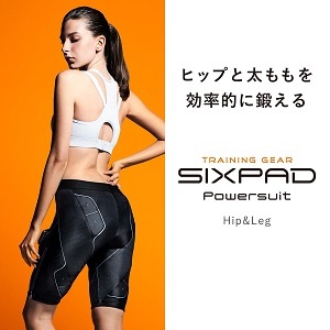 [MTG] SIXPAD Powersuit Hip&Leg（本体）/ 専用コントローラー（充電式）のセット[ヒップ、太もも用]