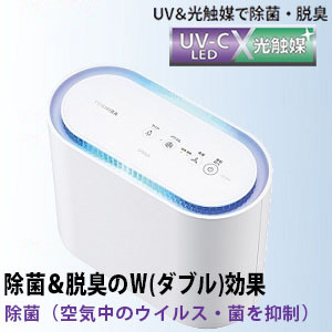 ウイルス抑制・除菌脱臭用ＵＶ-ＬＥＤ光触媒装置 ＵＶｉｓｈ CSD-B03