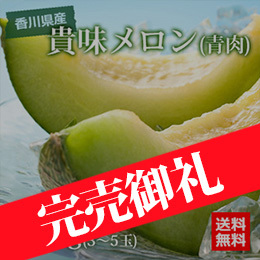 [香川県産]タカミメロン(青肉)