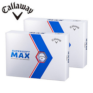 [Callaway] キャロウェイ SUPER SOFT MAX ボール ２ダースセット(Z4107-88・89)