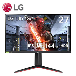 [LGエレクトロニクス] UltraGear 27インチ フルHD IPS 144Hz 1ms ゲーミングモニター 27GN65R-B