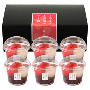 苺一会　あまおう苺と小豆の涼やかゼリー(YF-AMRO)