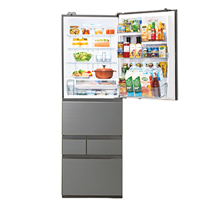 冷凍冷蔵庫　GR-W470GZ(ZH)(アッシュグレージュ)　定格内容積　465L　5ドア(右開き)