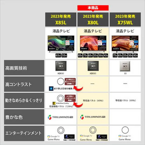 ソニー KJ-43X80L 液晶テレビ BRAVIA 43型