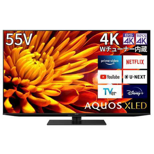 無料長期保証1+5年付き】＜SHARP＞ シャープ 液晶テレビ4K 4TC55EP1