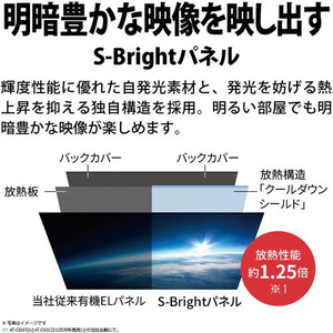 無料長期保証1+3年付き】SHARP 4T-C55FQ1 有機ELテレビ 55型