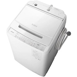 ＜HITACHI＞ 日立 10.0k 全自動洗濯機 BWV100J(W)