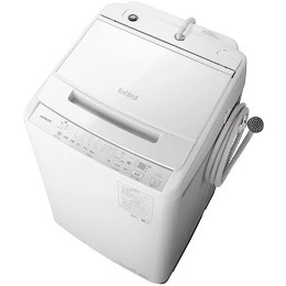 ＜HITACHI＞ 日立 10.0k 全自動洗濯機 BWV100J(W)