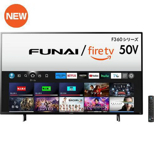 【無料長期保証1+3年付き】＜ＦＵＮＡＩ／Ｆｉｒｅ＞ FUNAI FireTV 液晶テレビ４Ｋ FL50UF360