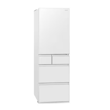 【無料長期保証1+3年付き】 パナソニック NR-E45PX1-W 5ドア冷蔵庫 450L・右開き サテンオフホワイト