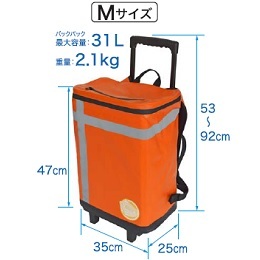 [METEX] EX. 48防災バックTANAKA防災士ブラザーズモデル　Mサイズ プレミアム　2人用