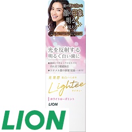 2 [ライオン] LighteeハミガキWローズ30g・3本