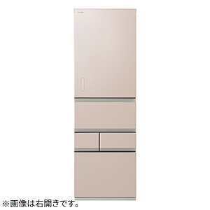 冷凍冷蔵庫　GR-W450GTML(NS)(エクリュゴールド)　定格内容積452L　5ドア(左開き)