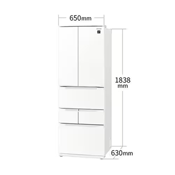 非掲載：シャープ SJ-MF46M プラズマクラスター冷蔵庫 6ドア (457L・フレンチドア) Fit63 ラスティックホワイト