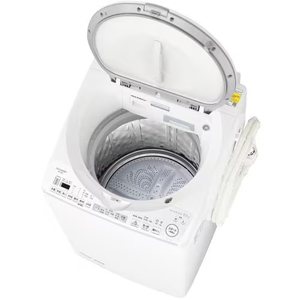 ＜SHARP＞ シャープ 8.0k 洗乾洗濯機 ESTX8H(W)