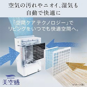 MITSUBISHI＞ 三菱 空清脱臭除湿機 MJPHDV24WX ホワイト