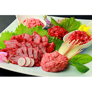 ★熊本 「千興ファーム」 鮮馬刺しバラエティ3種セット