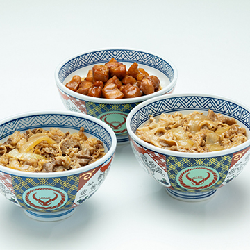 ★「吉野家」 いろいろ丼セット