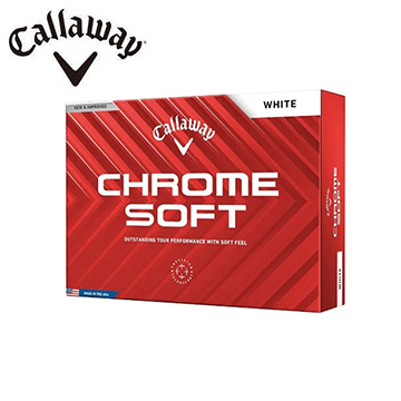 [Callaway] キャロウェイ BL CG CHROME SOFT 24 12B PK ホワイト(2ダースセット)