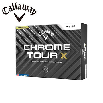 [Callaway] キャロウェイ BL CG CHROME TOUR X 24 12B PK ホワイト(2ダースセット)