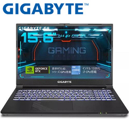 [GIGABYTE] ギガバイト ゲーミングノートパソコン G5 KF5-H3JP353SH 15.6型 Windows11 Home