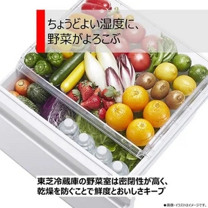 東芝 GR-V36SC(WU) 3ドア冷蔵庫 (356L・右開き) マットホワイト【在庫一掃品】