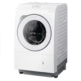 【無料長期保証1+5年付き】パナソニック NA-LX125CR-W ななめドラム洗濯乾燥機 (洗濯12kg・乾燥6kg) 右開き マットホワイト