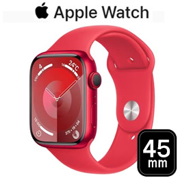 [Apple] Apple Watch　Series9　MRXK3J/A 45mm[(PRODUCT)REDスポーツバンド M/L]☆