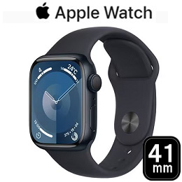 [Apple] Apple Watch　Series9　MR8X3J/A 41mm[ミッドナイトスポーツバンド M/L]☆