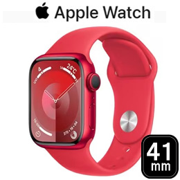 [Apple] Apple Watch　Series9　MRXG3J/A 41mm[(PRODUCT)REDスポーツバンド S/M]☆