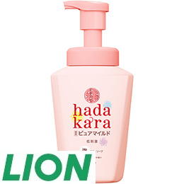 13 [ライオン] hadakara泡ボディソープピュアマイルド本体・2本