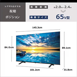 REGZA 65E350M ４K液晶レグザ 65型 E350Ｍシリーズ 