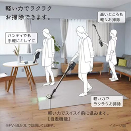 日立 PV-BL50L N コードレススティッククリーナー ライトゴールド