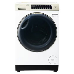 AQUA AQW-DM10R(RW) ドラム式洗濯乾燥機 右開き 洗濯10kg／乾燥5kg ホワイト