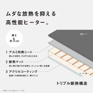 パナソニック DC-2HAC3-C 着せ替えカーペット セットタイプ カバー+本体 グレージュ 2畳相当