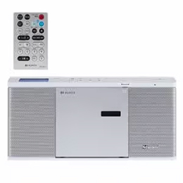 東芝 TY-ANX3(W) CDラジオ Aurex 密閉型ネオジウムスピーカー搭載 ホワイト